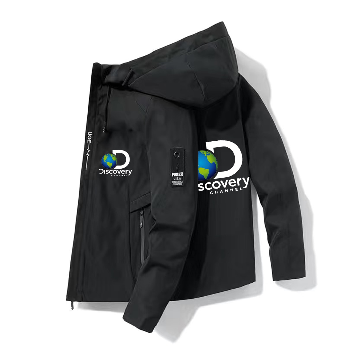 Discovery Clothing Outdoor Camping Hiking Jacket Autumn and Winter New Men&s Breathable Hoodie Windbreaker Adventure Jacket
